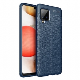 Deksel Til Samsung Galaxy A42 5G Dobbel Linje Litchi Leather Effect