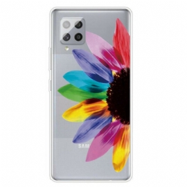 Deksel Til Samsung Galaxy A42 5G Fargerik Blomst