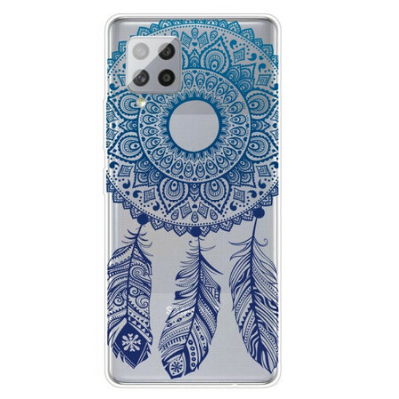 Deksel Til Samsung Galaxy A42 5G Single Flower Mandala