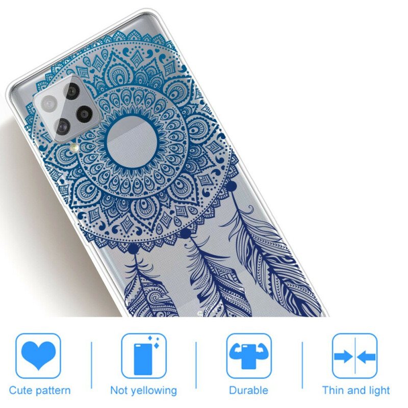 Deksel Til Samsung Galaxy A42 5G Single Flower Mandala