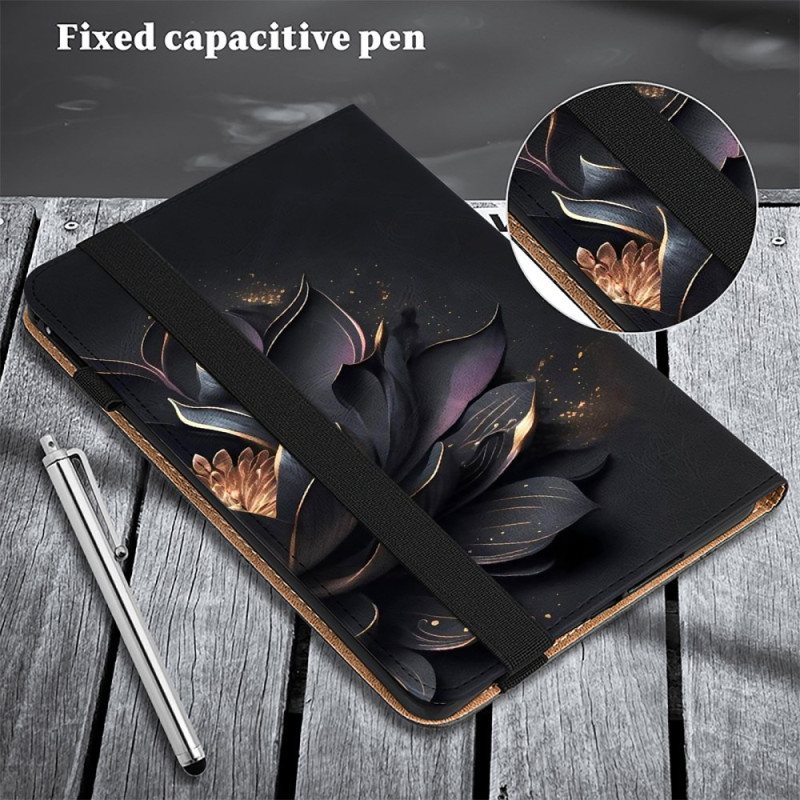 Case Etui Samsung Galaxy Tab S9 Mobildeksel Lilla Lotus