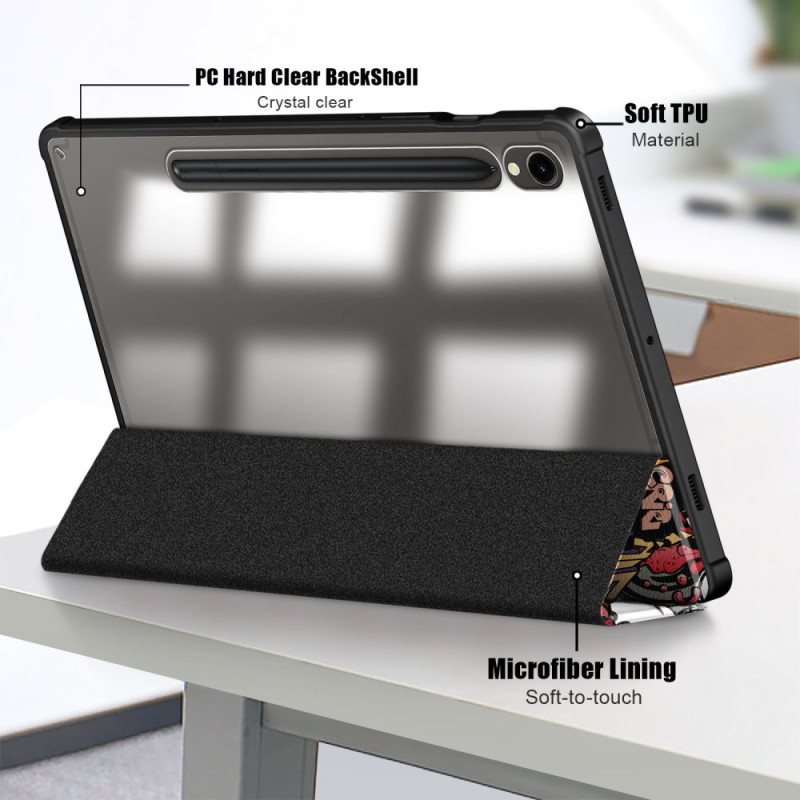 Samsung Galaxy Tab S9 Grafitti Transparent Stylus Holder