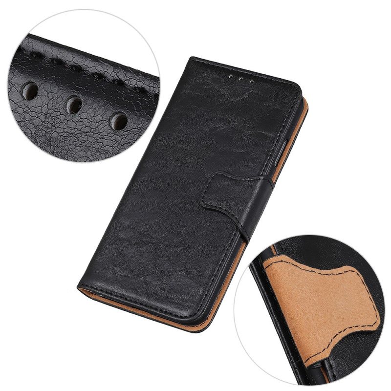 Folio Deksel Google Pixel 8 Pro Vendbar Split Leather