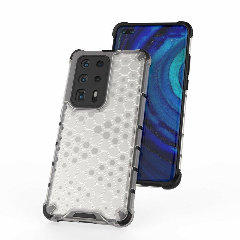 Deksel Til Huawei P40 Pro Plus Honeycomb Stil