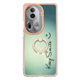 Deksel Oppo Reno 11 Pro 5g Keep Smile Ring Holder