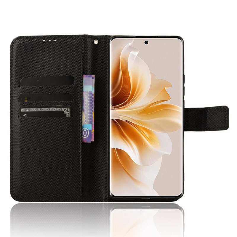 Folio Deksel Oppo Reno 11 Pro 5g Strap Points Beskyttelse Deksel