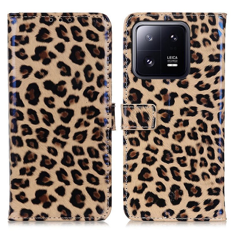 Folio Deksel Til Xiaomi 13 Pro Leopard