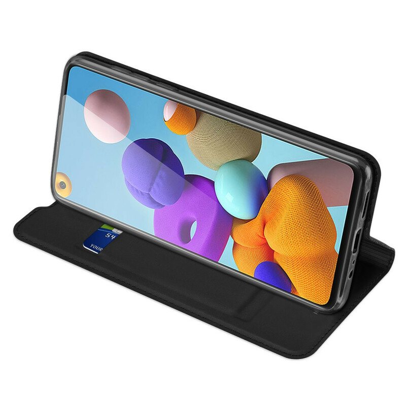 Beskyttelse Deksel Til Samsung Galaxy A21s Folio Deksel Skin Pro Dux Ducis