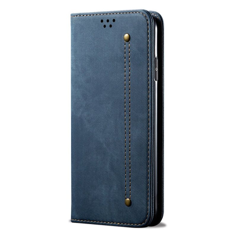 Etui Oppo Reno 11f 5g Jeansstoff Beskyttelse Deksel