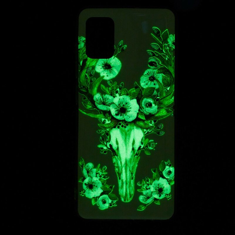 Deksel Til Xiaomi Mi 10 Lite Fluorescerende Blomsterelg