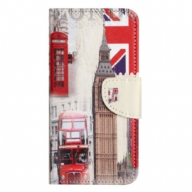Folio Deksel Til iPhone 14 Plus Livet I London