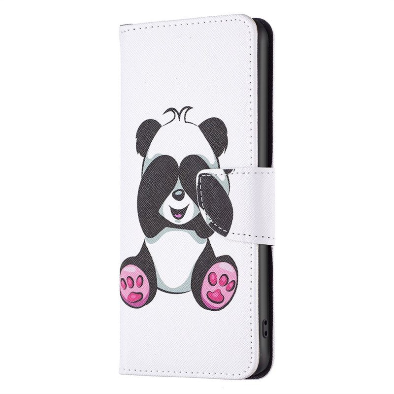 Folio Deksel Til iPhone 14 Plus Panda Moro