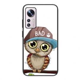 Deksel Til Xiaomi 12 / 12X Bad Owl Herdet Glass