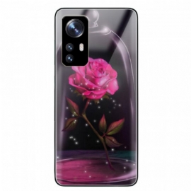 Deksel Til Xiaomi 12 / 12X Magisk Rosa Herdet Glass