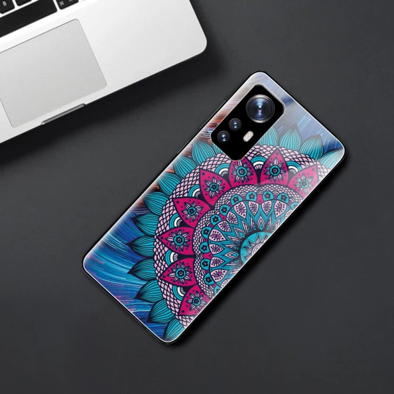 Deksel Til Xiaomi 12 / 12X Mandala Herdet Glass