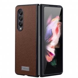 Deksel Til Samsung Galaxy Z Fold 3 5G Litchi Leather Style Sulada