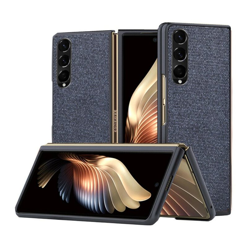 Deksel Til Samsung Galaxy Z Fold 3 5G Teksturert Skinneffekt