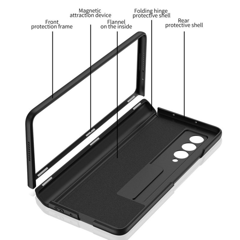 Mobildeksel Til Samsung Galaxy Z Fold 3 5G Stiv Plaststøtte Gkk