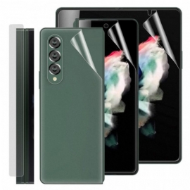 Skjerm- Og Ryggbeskyttelsesfilm For Samsung Galaxy Z Fold 3 5G