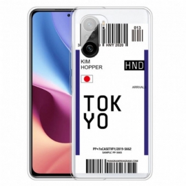Deksel Til Xiaomi Mi 11i 5G Boardingkort Til Tokyo