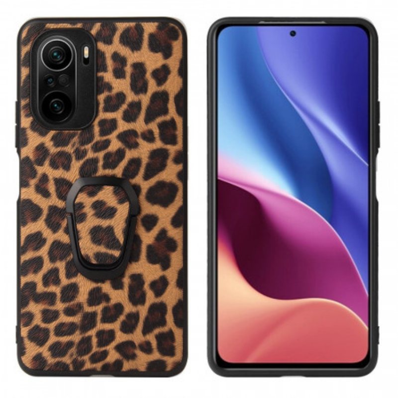 Mobildeksel Til Xiaomi Mi 11i 5G Leopard Ring-støtte Leopard Ring-støtte