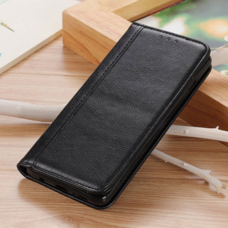 Beskyttelse Deksel Til Xiaomi 11T / 11T Pro Folio Deksel Elegance Split Litchi Leather