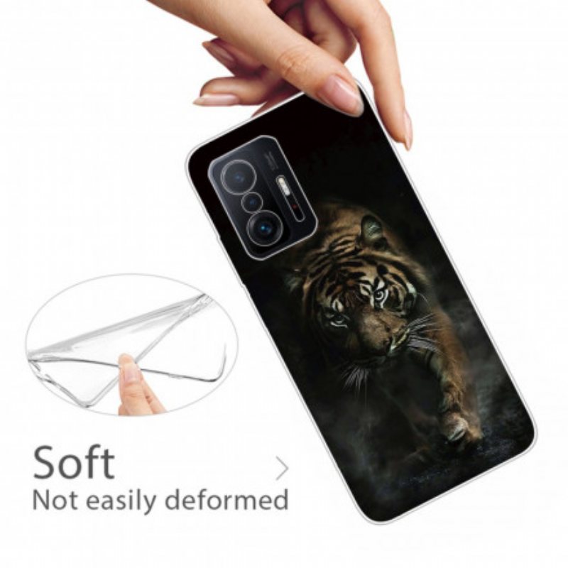 Deksel Til Xiaomi 11T / 11T Pro Fleksibel Tiger