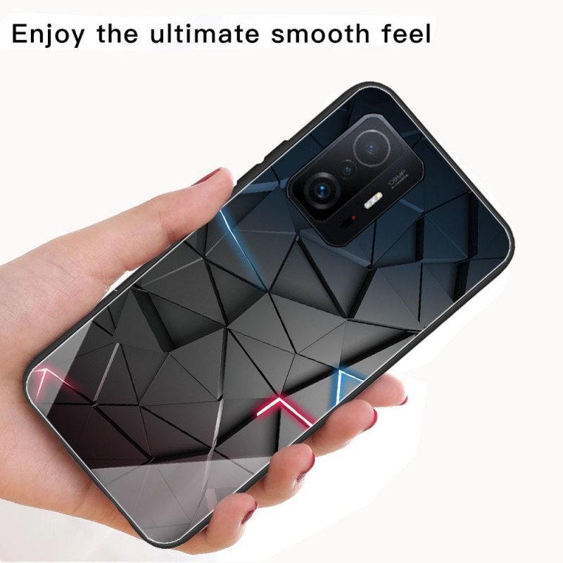 Deksel Til Xiaomi 11T / 11T Pro Herdet Glass Geometri