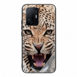 Deksel Til Xiaomi 11T / 11T Pro Leopard Herdet Glass