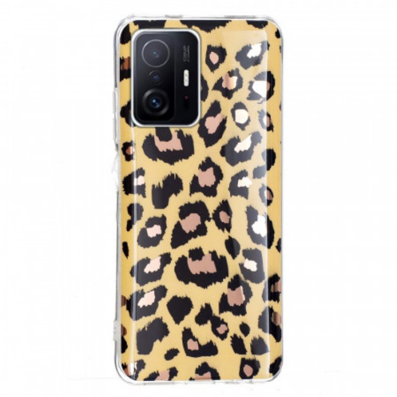 Deksel Til Xiaomi 11T / 11T Pro Marmor I Leopardstil