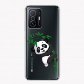 Deksel Til Xiaomi 11T / 11T Pro Sømløs Panda På Bambus