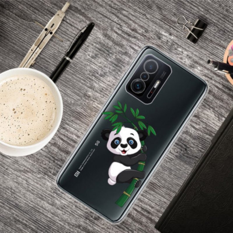 Deksel Til Xiaomi 11T / 11T Pro Sømløs Panda På Bambus