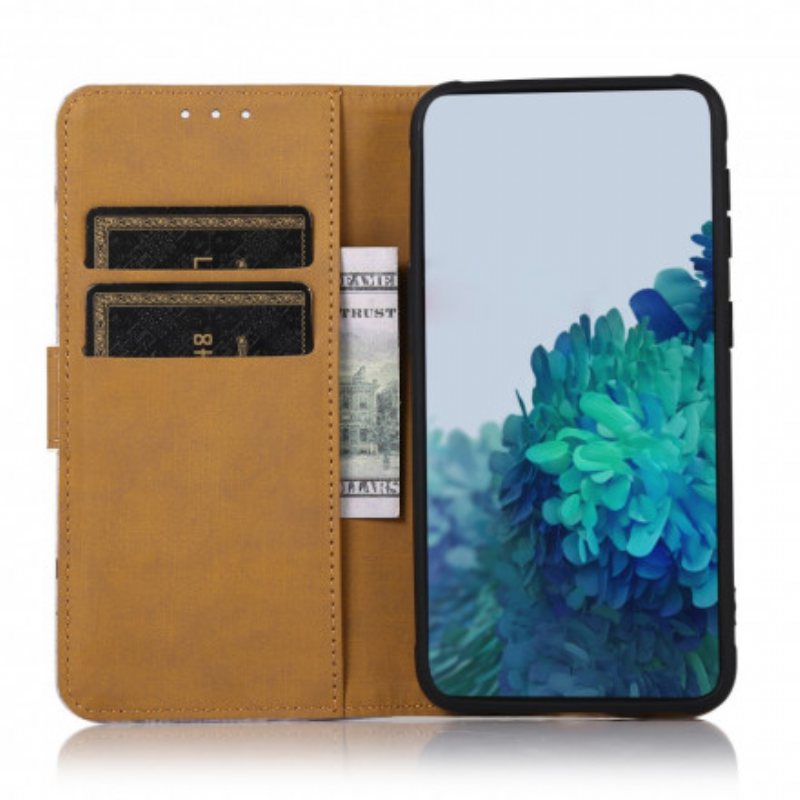 Folio Deksel Til Xiaomi 11T / 11T Pro Blomstrende Tre