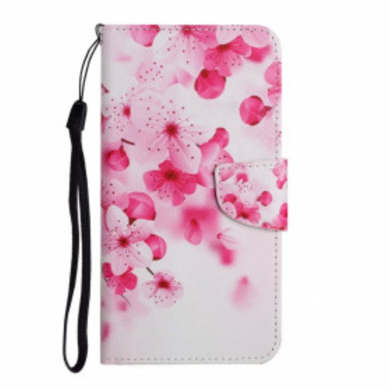 Folio Deksel Til Xiaomi 11T / 11T Pro Rosa Blomster