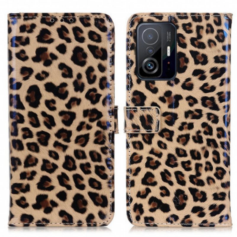 Lærdeksel Til Xiaomi 11T / 11T Pro Vanlig Leopard