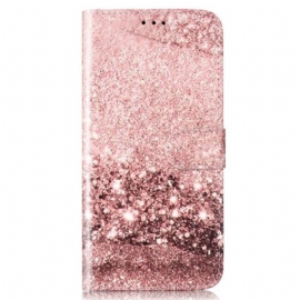 Folio Deksel Motorola Edge 50 Rose Gullmarmor