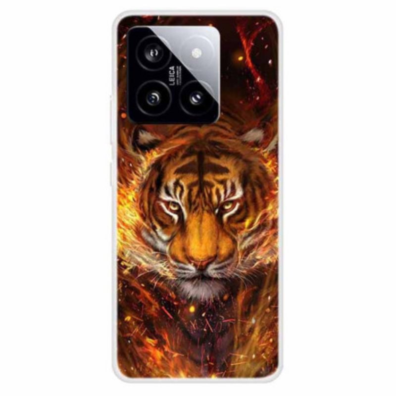 Deksel Xiaomi 14 Tiger I Flammer