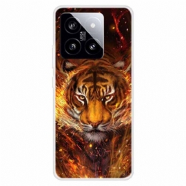 Deksel Xiaomi 14 Tiger I Flammer