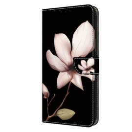 Folio Deksel Xiaomi 14 Rosa Blomst