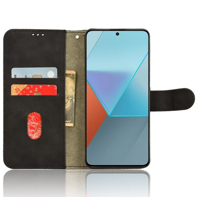 Folio Deksel Xiaomi Redmi Note 13 Pro 5g Semsket Skinneffekt