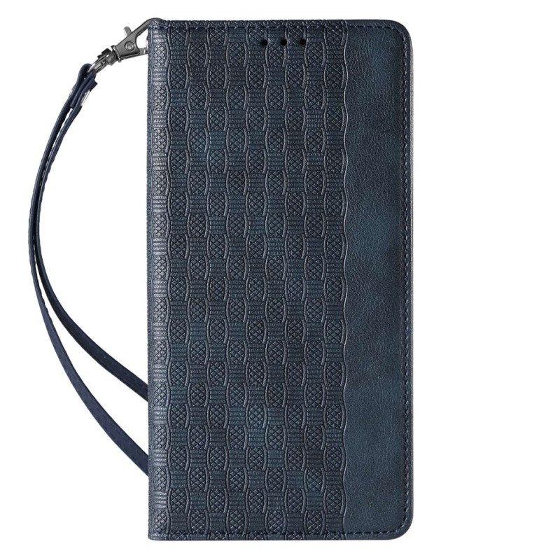 Beskyttelse Deksel Til iPhone 14 Pro Med Kjede Folio Deksel Vintage Strappy