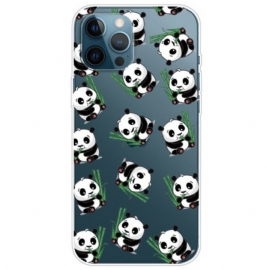 Deksel Til iPhone 14 Pro Gjennomsiktige Små Pandaer