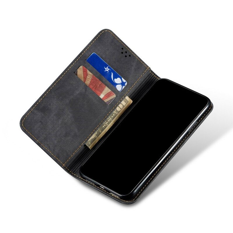 Beskyttelse Deksel Til Samsung Galaxy S20 Plus / S20 Plus 5G Folio Deksel Denim Stoff