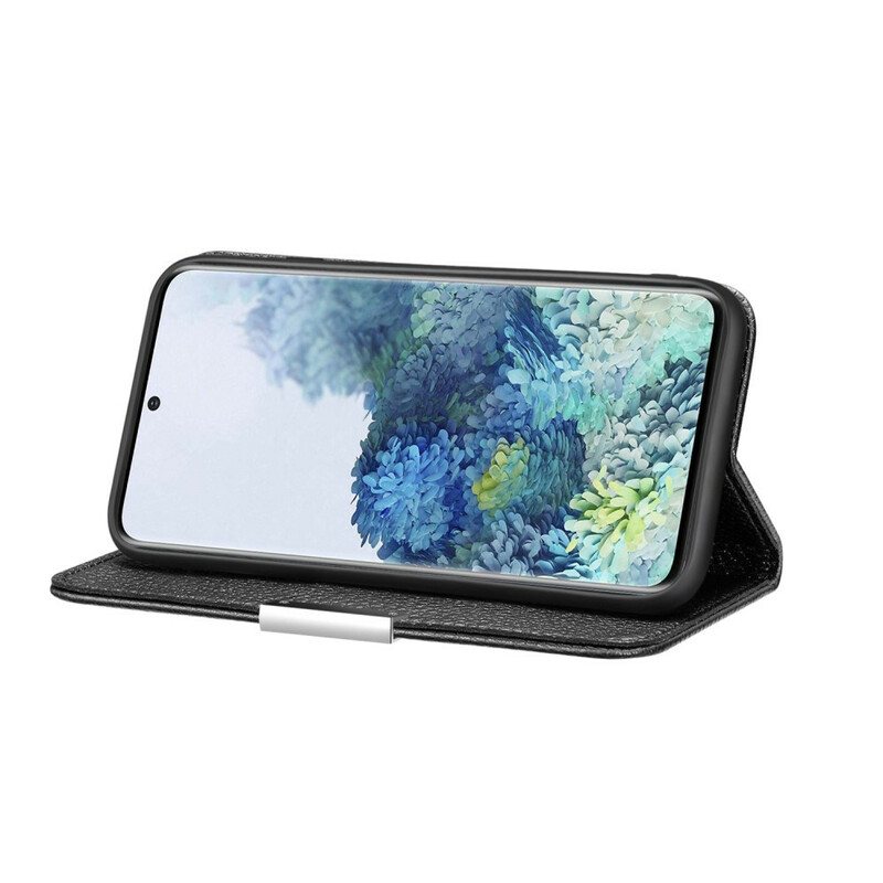 Beskyttelse Deksel Til Samsung Galaxy S20 Plus / S20 Plus 5G Folio Deksel Litchi Ultra Chic Kunstskinn