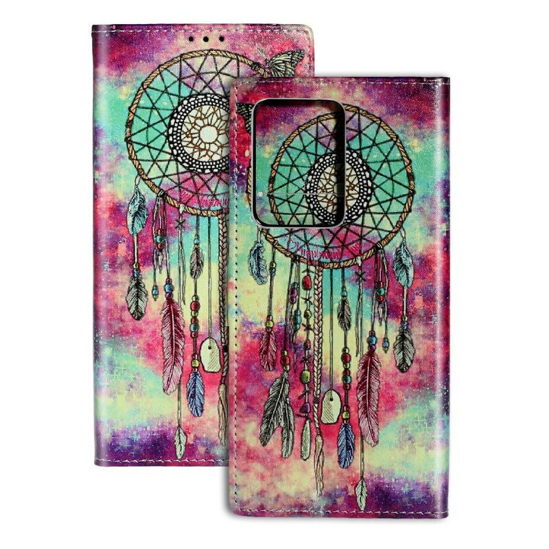 Folio Deksel Til Samsung Galaxy S20 Plus / S20 Plus 5G Dream Catcher Design