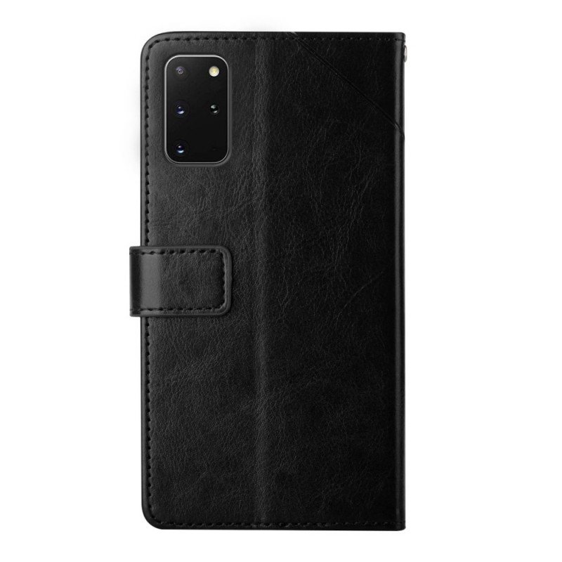 Folio Deksel Til Samsung Galaxy S20 Plus / S20 Plus 5G Stil Leather Geo Y Design