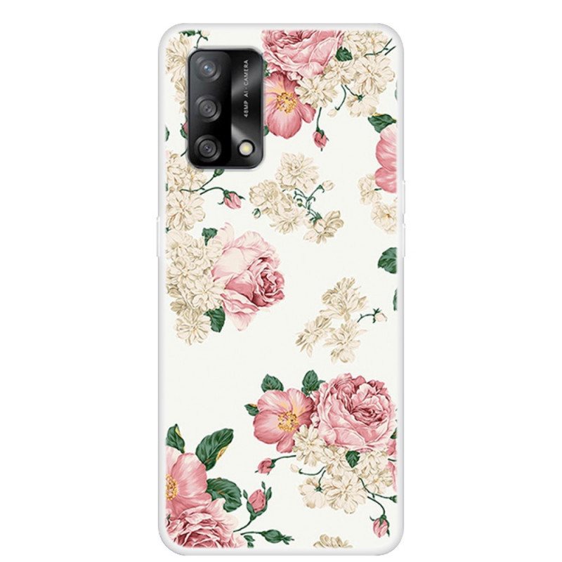 Deksel Til Oppo A74 4G Liberty Blomster