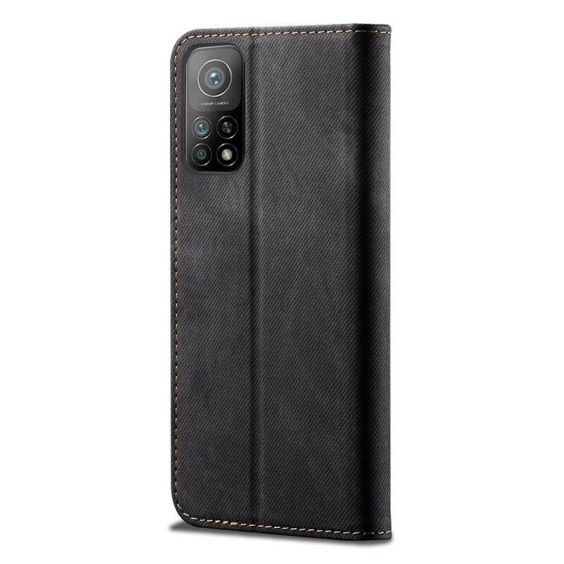 Beskyttelse Deksel Til Xiaomi Mi 10T / 10T Pro Folio Deksel Denim Stoff