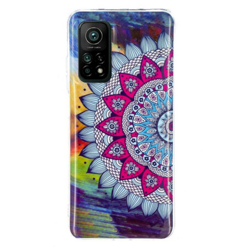 Deksel Til Xiaomi Mi 10T / 10T Pro Fluorescerende Fargerik Mandala