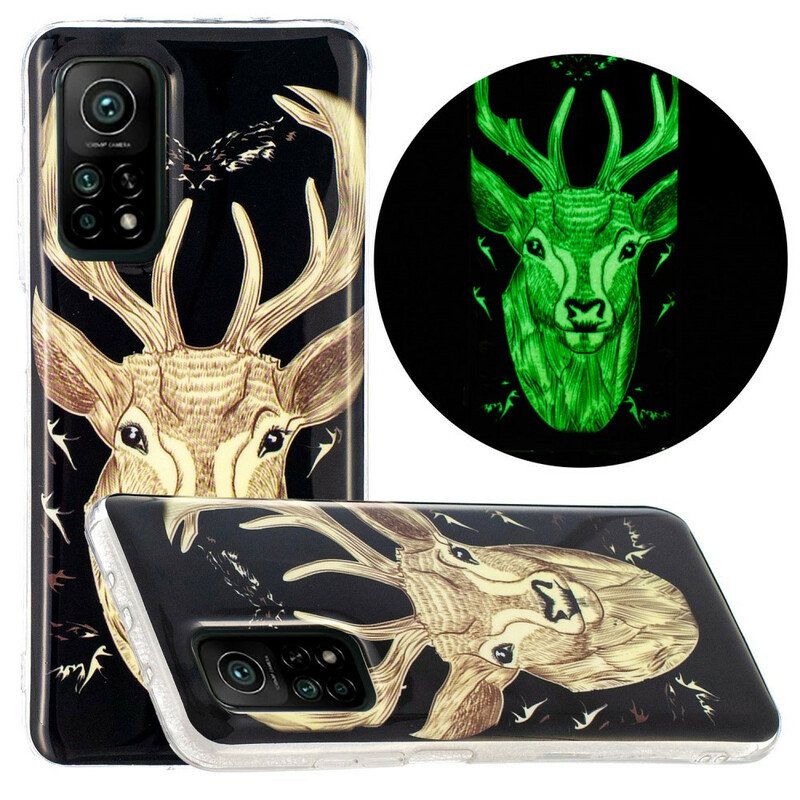 Deksel Til Xiaomi Mi 10T / 10T Pro Fluorescerende Majestic Stag